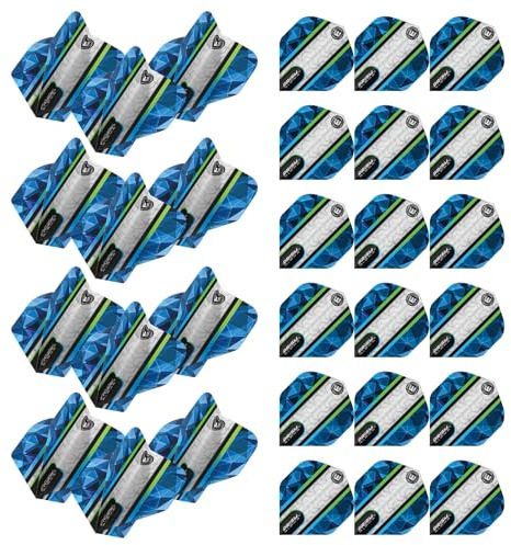 WINMAU Prism Alpha Extra Thick Dart Flights - 10 Sets per Pack (30 Dart Flights in total)