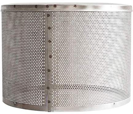 Edelstahl-Brennerabdeckung für Terrassenofen, 27,5 cm Durchmesser, Sicherheits-Heiznetz-Armaturen