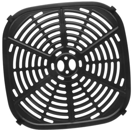 CATIEBYE HeißLuftfritteuse ZubehöR Quadratische Grillpfanne 22.5 Cm Antihaftbeschichtete Crisper-Platte Ersatz Bratpfanne FüR Airfryer ZubehöR Luftfritteuse Tablett