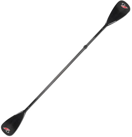 F2 SUP Paddel Kajak Carbon 4 teilig Schwarz