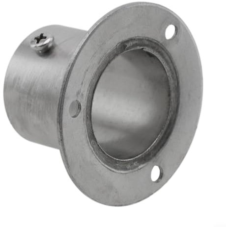 Jonikuper Flange Stainless Steel Flange Connection Wall Anchor Wall Flange Pipe Mounting Holder for Pipe for Indoor and Outdoor Use With Screw Lock Feature(22mm)