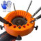 LUFEIS Drill Bit Sharpener, 2 to 13 mm Drill Bits for Grinding 125 mm Grinder, Universal Power Drill Bit Grinding Attachment with Gloves, Giant Blade Angle Grinder for Grinding All Bits