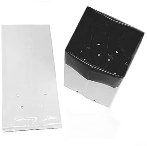 Lot de 50 sacs de plantes en polyéthylène biodégradables pour planter des légumes, pommes de terre, carottes, oignons, tomates (8 L)