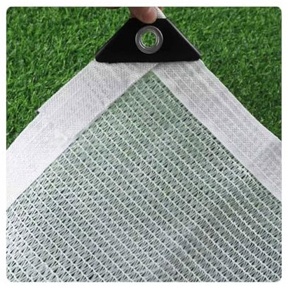 Rete Ombreggiante Professionale 50% - Filtraggio Luce Uniforme, Rete Parasole Bianca per Giardino e Terrazzo 1x2.0m 2x3.0m 3x4.0m 4x4.0m 4x5.0m 6x8.0m(4.0x6.0m(13x19.7ft))