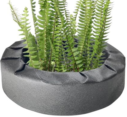 lisutupode Schwimmender Blumentopf Aus Gewebtem Stoff 22*33cm Schwimmender Pflanzentopf Stoff Floating Water Garden Teich Pflanzerkorb, Wasserblumeninsel, Blumenbehälter Für Wassermerkmale Und Gärten