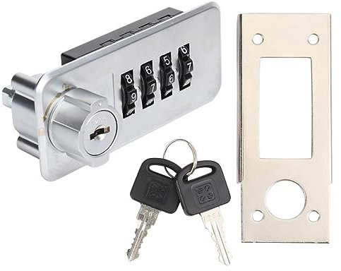 Gadpiparty Metal Combination Cam Lock 4-Digit Digital Cabinet Lock Zinc Alloy Right-Handed for Mailbox and Cupboard Security