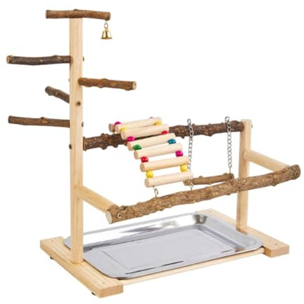 TAIZhiChen Vogelspielplatz mit Leiter für Papageien, Wellensittiche,