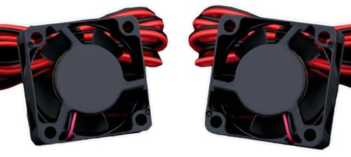 Super Print 3010 Axia Fan DC 24V,30mm x 30mm x 10mm Hydraulic Bearing Low Noise Silent Brushless Cooling Fan for 3D Printers Extruder Hotend.(2PCS)