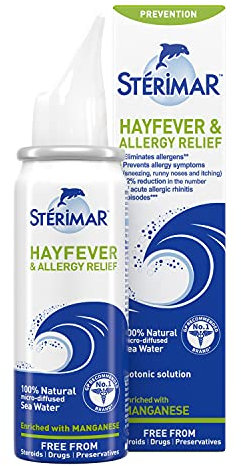 Sterimar Hayfever & Allergy Relief, Nasal Spray, 100% Natural Sea Water, 50 ml