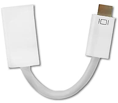 Qoltec 50519 cavo e adattatore video 0,15 m Mini-DVI HDMI Bianco