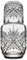 Lefonte Crystal Bedside Table Decanter and Glass Set