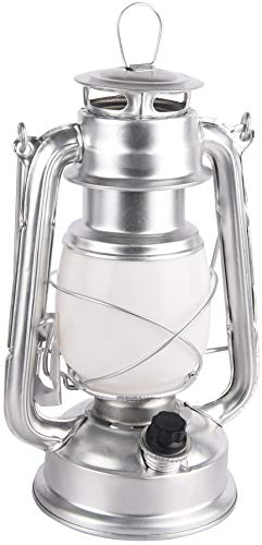 ChiliTec Led Campinglaterne 23cm Campinglampe Dimmbar Batterie mit Bügel Vintage Retro Design