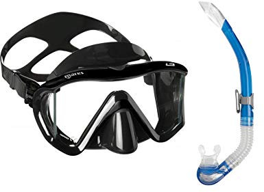 Mares i3 + Bay Schnorchelset (schwarz-blau)
