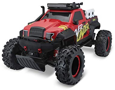 Bauer Spielwaren Maisto Tech R/C Overlander: Ferngesteuertes Auto in Monstertruck-Ausführung, mit Allradantrieb und Hobby Style-Fernsteuerung, 40 cm, rot (582278)