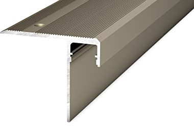 Carl Prinz LED-Treppenkantenprofil 218-2,50m - Edelstahl Matt Optik