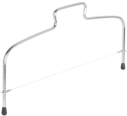 wenco Tortenbodenteiler – Kuchenbodenschneider für gleichmäßige Torten- mehrstufig einstellbar- Edelstahl, 24-30 cm Durchmesser, Präzises Schneidewerkzeug für perfekte Tortenschichten