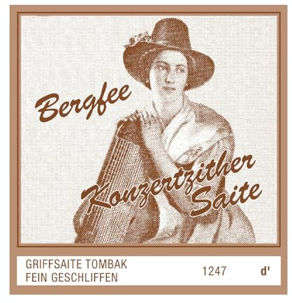 Optima Zither-Saiten Griffsaiten Münchner Stimmung Normal d´ Tombak Flachdraht 1247