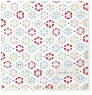 GreenGate Rike Stoffserviette mit Spitze White 40x40cm