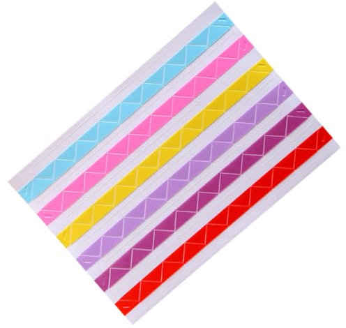 VILLFUL 10blätter Teiliges Set Fotoecken-Sticker Regenbogenfarben Schutzaufkleber Für Fotoalben Und Scrapbooking Mit Ecken Für Kreatives Gestalten Und Schutz Von Erinnerungen