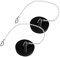GLADFRESIT 2PCS Kitchen Sink Plugs Sealing Strong with Chain Sink Plug Rubber Stopper for Washbasins Laundry Sinks Bathtubs Bathroom Accessories（4cm）