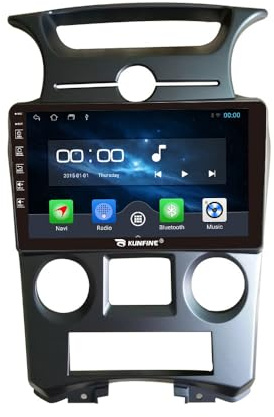Car CarPlay Android Auto Navigation Stéréo GPS Radio Caméra arrière Display 9 IPS Touchscreen Headunit Tablet Pad Lecteur multimédia pour Kia Carens 2007-2011 at, Quad Core 2G+64G