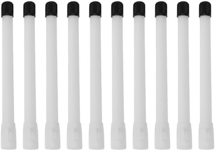 Partuto 10Pcs 115mm Extensión De Válvula De Neumático Universal De Plástico 180 Grados para Coche Motocicleta RV Camión Bicicleta