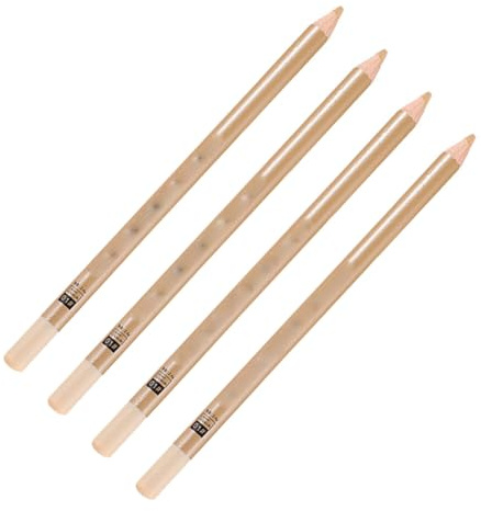 GALPADA Stylo Correcteur de Maquillage pour Couvrir Taches de Rousseur et Ombres Yeux Plusieurs styles 4pcs en Bois Blanc Facile à Appliquer Plusieurs styles pour Voyage D'affaires
