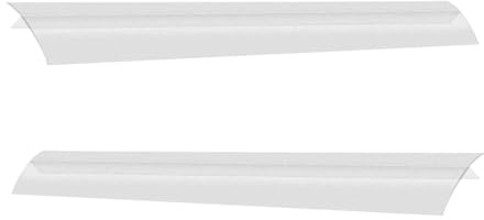 SMASOLO Copertura in Gel di Silice 2 Pezzi per Fessure Forno e Fornelli, Protezione Anti-Spillaggio Trasparente in Silicone Resistente al Calore, Misura 21 Pollici, Adatta a Cucine