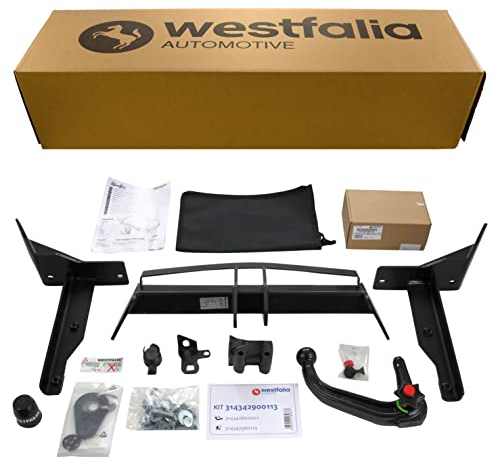 Westfalia abnehmbare Anhängerkupplung für Opel Insignia Sports Tourer (BJ 08/2009-05/2017) - im Set mit 13-pol. fzg.-spez. Westfalia Elektrosatz