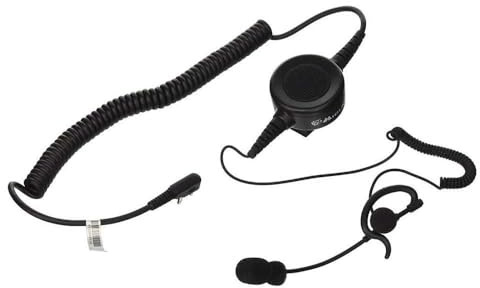 Midland ABM Tactical Mikrofon mit verstellbarem Arm, schwarz