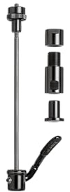 Tacx Steckachsen-Adapter-Set 135x10mm Neo/Flux Kit 135 X 10 mm Stecka Essieu de Bajonett, Noir, Taille Unique Unisex-Adult