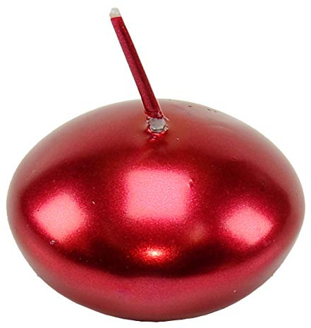 Gerimport sl Candela Ø4,5 Galleggiante Rossa Set.10 Pezzi