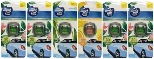 Ambi Pur Car/Auto Lufterfrischer Mix (6x2ml)