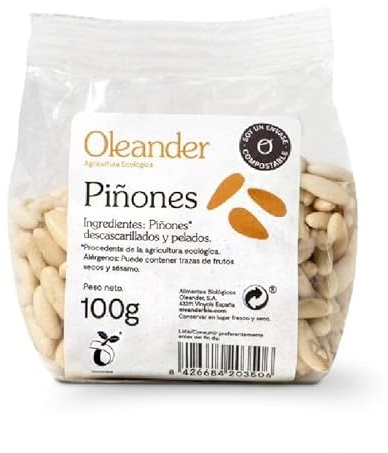 PIÑONES pelados 100gr. BIO – prodotto multifunzione dal raggio d’azione ampio, può essere utilizzato con regolarità secondo le proprie esigenze, peso 100 g e diventa un alleato affidabile all’interno