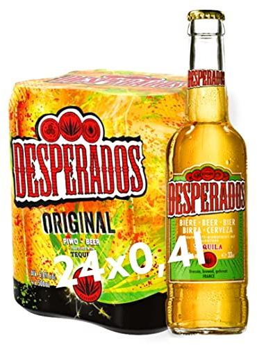 Sondergröße 24 Flaschen Desperados Tequila 0,4l mit 6% Alc