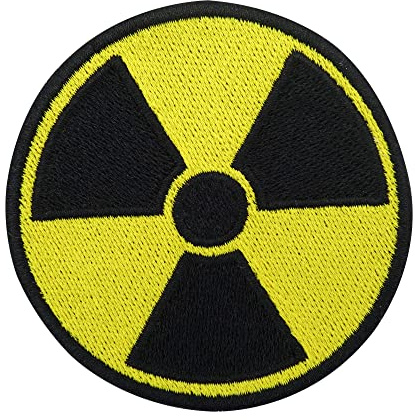 Finally Home Atom-fara, radioaktivitetssymbol patch för strykning | Anti-atomkraft Patches, radioaktiv strykbild, nuklear strykning, ABC-försvarsmärkning