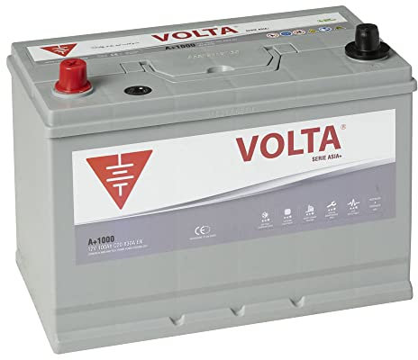 Bateria de Coche Marca Asiática 100Ah 830A - Borne +Izq - Medidas Largo 306 x Ancho 176 x Alto 225 mm con 2 años de Garantía - Fabricación Europea.