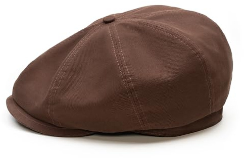 Sterkowski Modell Shelby | Baumwolle Schiebermütze für Herren und Damen | Luftdurchlässige Luftig Newsboy Cap