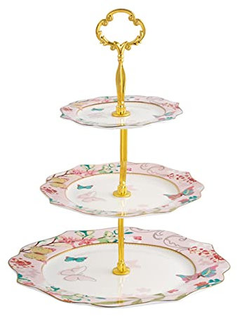 Supporto per Dolci Alzata for torta da dessert, ciotola for frutta Alzata for pasticceria in plastica Alzata for cupcake piccola Vassoio for biscotti Caramelle Piatto di frutta e vassoi Contenitore fo