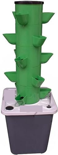 XENITE Hydroponics Growing System Garden Hydroponic Soilless Cultivation Kits DIY Balcony Dimensional Planting Column Pp Colonization Cups Vegetable Grow Tower Indoor Garden (Color : 5-Tier Set Mix