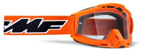 PRORACER FMF Powercore Motocrossbrille Schutzbrille fur Motorrad Pitbike (Orange)