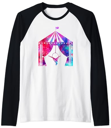 Aerial Hoop, Aerial Yoga-Geschenke, Aerialist Gymnast Circus Raglan