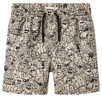 Name IT Pojkar Nkmzatoony badshorts box, Ren kashmir, 116 cm