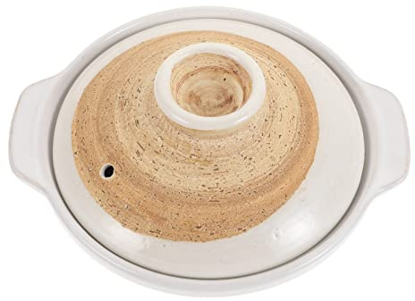 MAGICLULU Cazuela De Arroz Cerámica Para Guisar Cacerola De Cerámica Para Sopa y Arroz Utensilios De Cocina De Para Restaurante