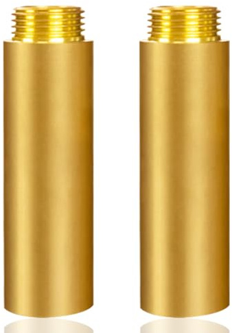 Extensión de grifo de latón de 3/4 pulgadas x 80 mm, extensión de rosca DN20, 3/4 pulgadas IG x AG, accesorio de extensión de latón de 80 mm, extensión de conexión para instalación de agua potable y