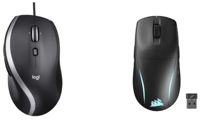 Logitech M500s Souris Filaire & Corsair M75 Wireless RGB Souris de
