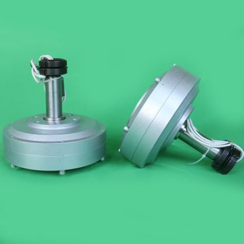 Generador Eólico Vertical Sin Núcleo 400W | 12V/24V/48V | Maglev Coreless 850 RPM | Imán Permanente de Alto Rendimiento para Aerogeneradores (DI) (48, Voltios)
