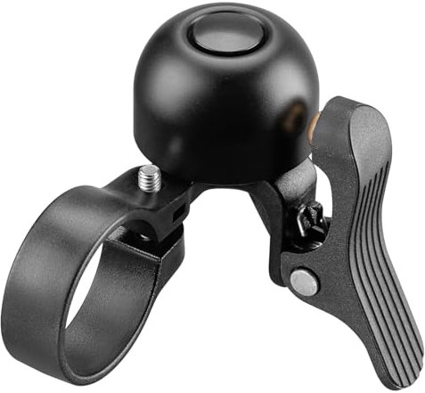 ROCKBROS Campanello Bici Sinistra/Destra, Campanello per Bici da Corsa con Manubrio a Goccia, Suono Chiaro, Mini, Resistente all'Acqua, Diametro del Tubo Applicabile 27-30 mm