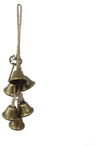 Campana di protezione da strega, in ferro, decorazione da appendere per casa e altare (B ed E)