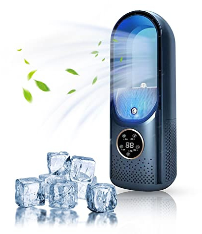 2025 Blade-Free Silent Air Conditioner for Home and Office, Portable Personal Air Cooler With 6 Speeds Mini Desktop Conditioner Fan For Indoor